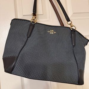 Blue Coach small tote